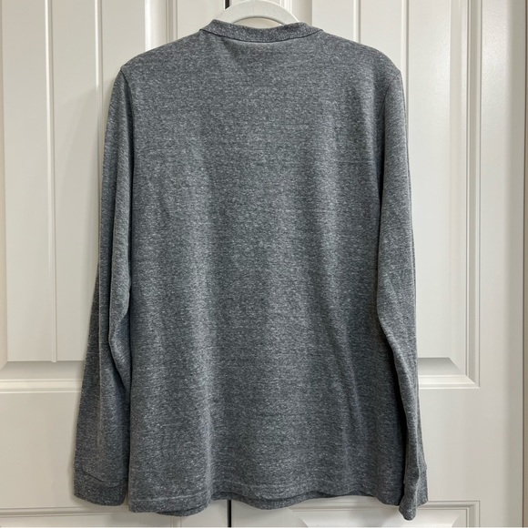 Junk Food Mens Kansas City Chiefs Henley Long Sleeve Tee in Gray, Size M - Picture 3 of 8